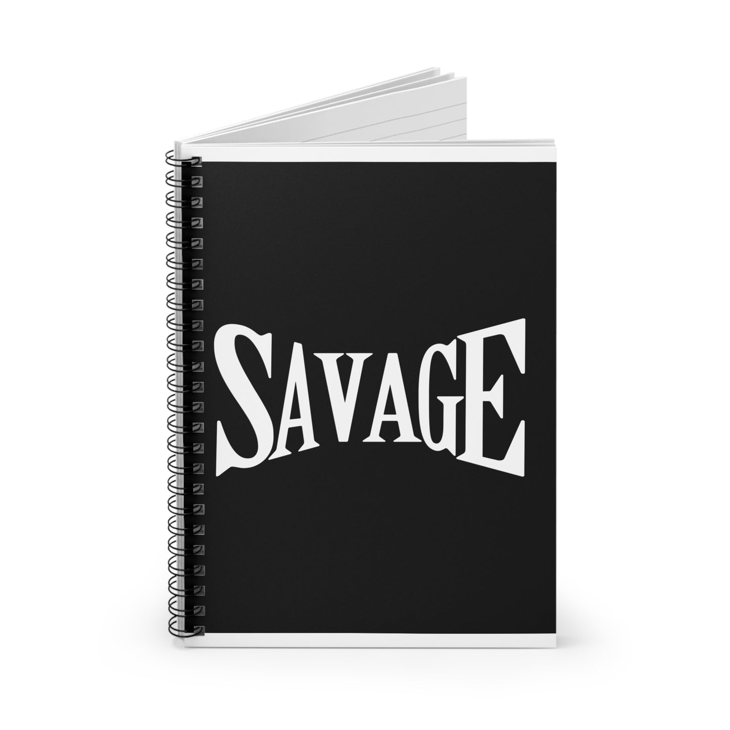 Savage Spiral Notebook - Ruled Line for Bold Creators