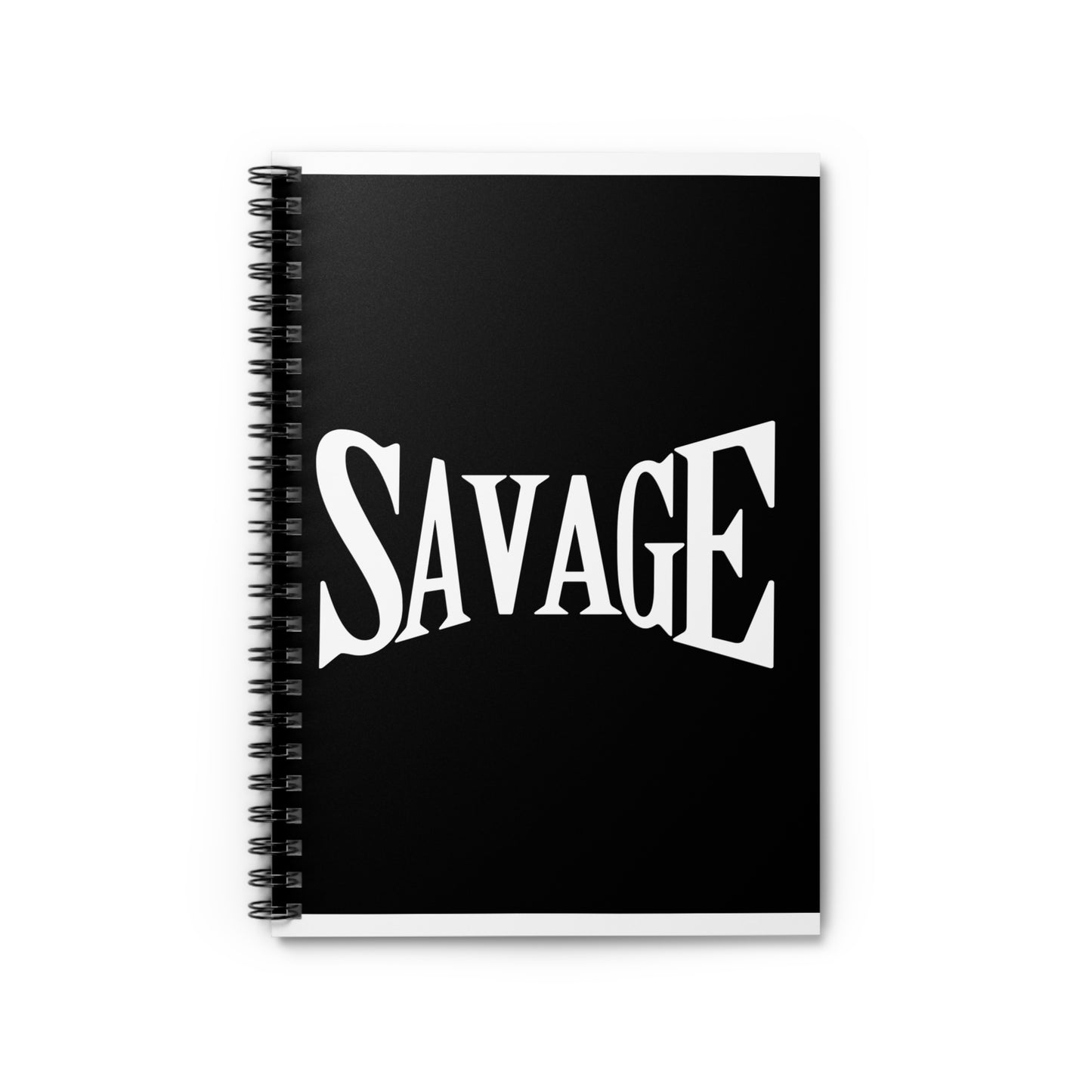 Savage Spiral Notebook - Ruled Line for Bold Creators