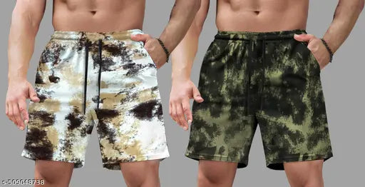 KELONBRO Trendy Printed Men Casual Shorts
