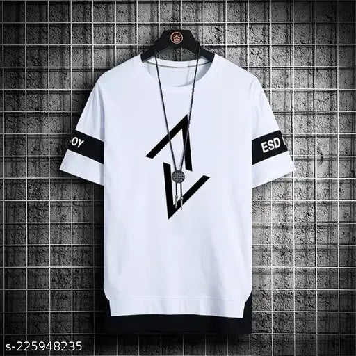 Round Neck Polyester Tshirt